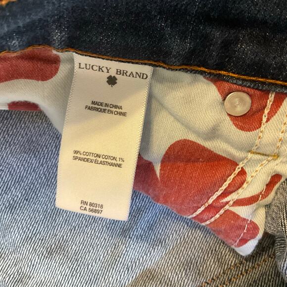 Lucky Brand Women Flared Jeans Sofia Boot size 12 / 31 R Blue Mid Rise Stretch - Picture 9 of 11